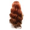 Kalisa Lace Front Wigs Orange Mix Brown 2 Colors Loose Curly Hairstyle 24 Inch Pre Plucked Fashion Synthetic Wigs for Black Women High Density 150 view 4