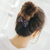 2 Pcs Retro Rhinestones Crystal Spring Clip Hair Barrette Hairpin Hair Clips Wedding Bridal Hair Accessories for Women (B#) view 2