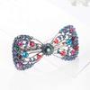 2 Pcs Retro Rhinestones Crystal Spring Clip Hair Barrette Hairpin Hair Clips Wedding Bridal Hair Accessories for Women (B#) view 3