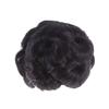 1pc Real Hair Wigs Hair Donut Updo Ponytail Hair Bun Chignon Synthetic Wavy Bun Hair Barrettes for Women Hair Bun Extensions Barrettes for Girls Hair Bun Clip Comb Matte Bride view 1