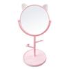 Louphee Desk Mirror in Cute Cat Ears Shape-Kawaii &Vanity Mirror for You in Bathroom or Bedroom- Pink view 1