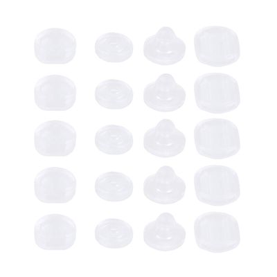 100pcs Ear Clip Pad Pain-proof Ear Pad Ear Clip Mat Ear Clamp Accessories