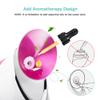 EZBASICS Facial Steamer Ionic Face Steamer for Home Facial, Warm Mist Humidifier Atomizer for Face Sauna Spa Sinuses Moisturizing, Unclogs Pores, 1 Pack + 5 Stainless Steel Skin Kit Pink view 2