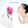 EZBASICS Facial Steamer Ionic Face Steamer for Home Facial, Warm Mist Humidifier Atomizer for Face Sauna Spa Sinuses Moisturizing, Unclogs Pores, 1 Pack + 5 Stainless Steel Skin Kit Pink view 4