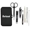 Barbasol 8 Piece Travel Manicure Set with Scissors, Nail Clippers, Nail File, Tweezers, Cuticle Pushers and Travel Case view 2