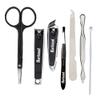 Barbasol 8 Piece Travel Manicure Set with Scissors, Nail Clippers, Nail File, Tweezers, Cuticle Pushers and Travel Case view 4
