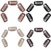 ZHONGJIUYUAN 100Pcs Clips 9-Teeth Snap-Comb Wig Clips with Rubber for Hair Extension Wigs Weft Hairpiece DIY Clips (4 Color Mixed) view 1
