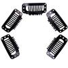 ZHONGJIUYUAN 100Pcs Clips 9-Teeth Snap-Comb Wig Clips with Rubber for Hair Extension Wigs Weft Hairpiece DIY Clips (4 Color Mixed) view 4