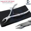10Pcs Toe Nail Removal Set Chiropody Podiatry Instruments Ingrown Nipper Scissors Curette view 2