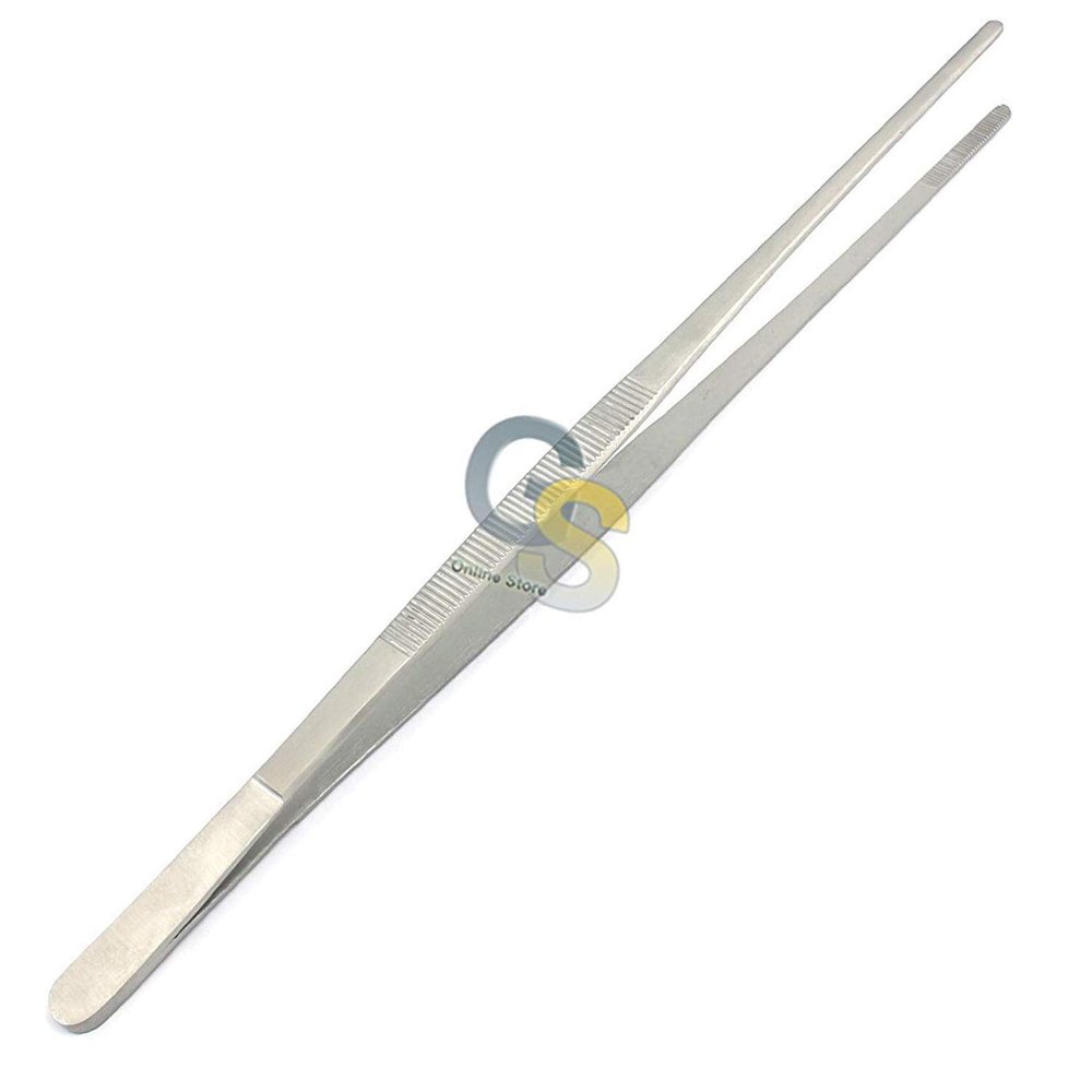 10" Stainless Steel Hobby Tweezers By G.S Online Store