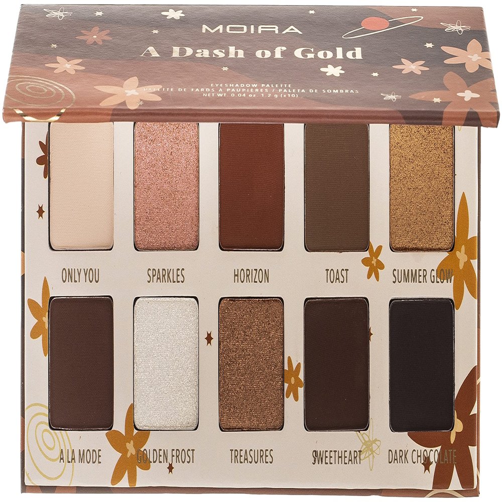 Moira A Dash Of Gold Shadow Palette