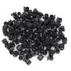 100PCS Mini Hair Clips, Black Plastic Stylish Jaw Clips Non Slip Hair Clip Clamps Small Hair Crown Claws Pins Clamps for Girls and Women view 1