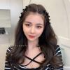 100PCS Mini Hair Clips, Black Plastic Stylish Jaw Clips Non Slip Hair Clip Clamps Small Hair Crown Claws Pins Clamps for Girls and Women view 4