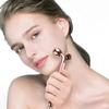 3-IN-1 Electric Jade Roller 3D Roller Facial Roller & Face Massager, Rose Quartz view 4