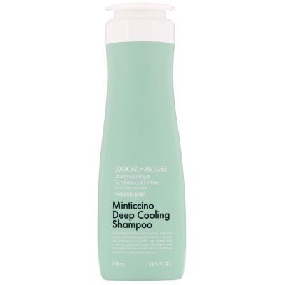 Doori Cosmetics Look at Hair Loss, Minticcino Deep Cooling Shampoo, 16.9 fl oz (500 ml)