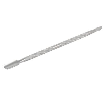 Aexit 120mm Long Stainless Steel Double Head Cuticle Pusher Wiping Stick Rod Leather Tool (4a61861cd7bfa3443419503936d58d23)
