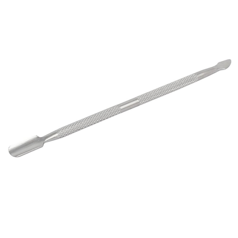 Aexit 120mm Long Stainless Steel Double Head Cuticle Pusher Wiping Stick Rod Leather Tool (4a61861cd7bfa3443419503936d58d23)