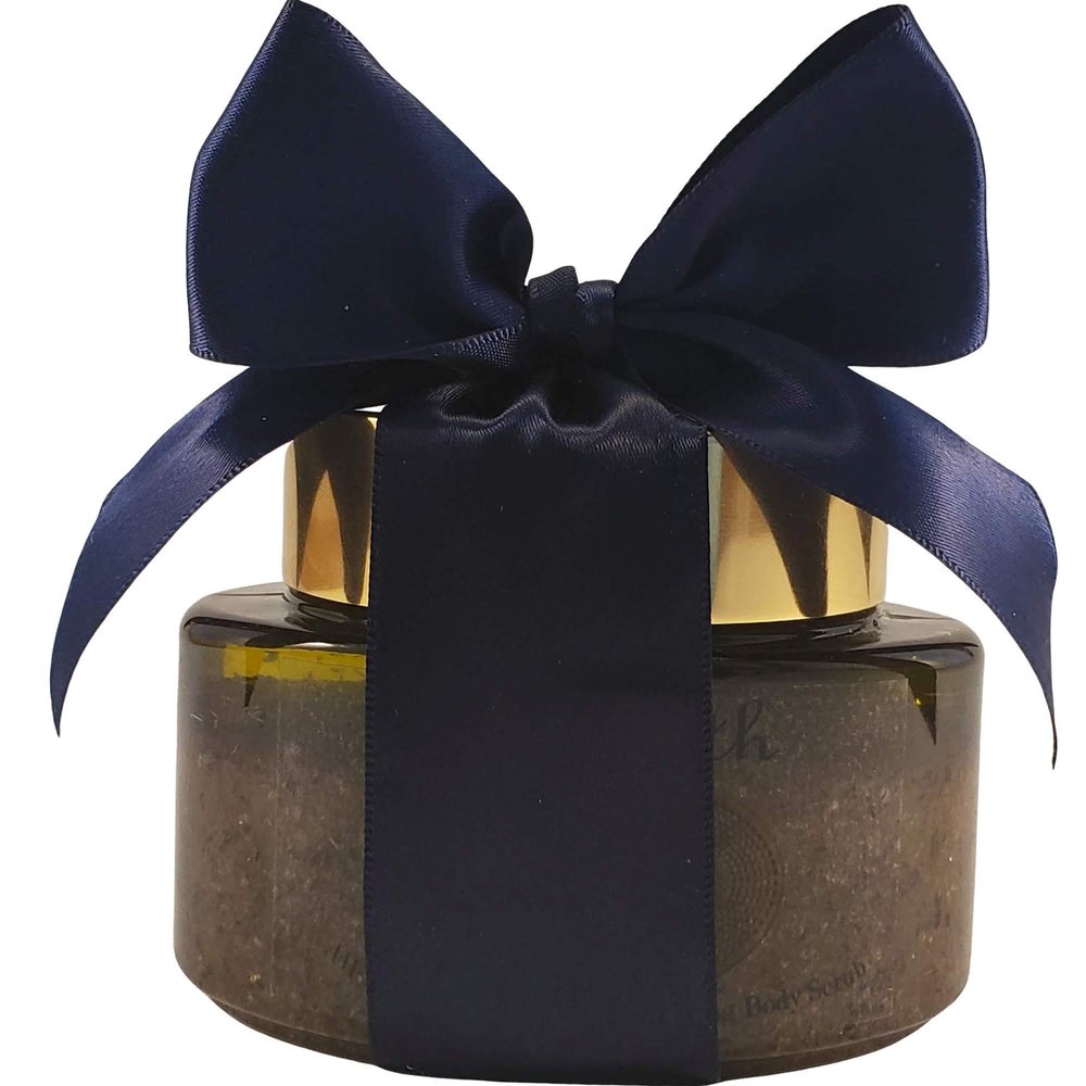 Aureate Luxury Skincare SMOOTH Polishing Luxury Body Scrub, All-Natural, Small-Batched, Handmade, Artisanal, Exfoliating, Skin-Smoothing, All-Purpose Scrub for Men and Women