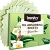 Teenitor Oil Blotting Sheets for Face, 100 Sheets Green Tea Oil Absorbing Tissues Paper, Large 10cmx7cm Oil Blotters view 1