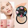Air Cushion CC Cream Foundation,BB Cream Makeup,Moisturizing Concealer Long Lasting Full Coverage Waterproof Foundation (Natural) view 2