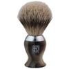 Geo. F. Trumper IB Range Shaving Brush with Best Badger Hair Simulated Horn and Chrome view 1