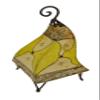 Treasures Of Morocco Henna Lamps & Sconces Moroccan Hand Made Leather lamp Henna Tattoo African Yellow Beige view 1