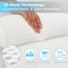 AEROiVi Luxury Bath Pillows for TubBath Pillow Bathtub Pillows for Head and Neck Support Bath Cushion Made from Soft Spacer Mesh Material with Suction Cups view 4
