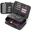 Segbeauty Barber Carrying Case, 11.8 x 8.5in Hair Styling Travel Tool Bag, Professional Salon Hair Cutting Grooming Kit Storage Organizer for Clippers, Scissors, Barber Supplies view 1