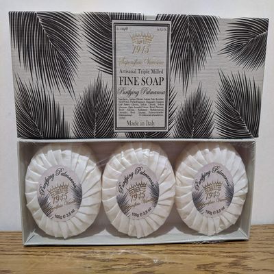 Saponificio Varesino Fine soap Purifying Palmarosa 3 x 3.5 oz