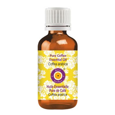 dve herbes Coffee Essential Oil (Coffea Arabica) Pure | Non-Sticky | Non-Greasy | Lightweight | Men & Women | All Skin Types | Steam Distilled 5ml (0.16 oz)