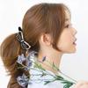 3 Pcs Elegant Shiny Rhinestone Cryrstal Banana Hair Clips Comb Butterfly Love Heart Hair Claw Clip Ponytail Holder Hair Accessories for Women view 4