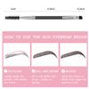 12 Packs Eyebrow Spoolie Brush and Angled Brow Brush, Multi-functional Mini tool for Tinting Angled Eyebrow, Suitable for Cream Gel (Silver) view 4
