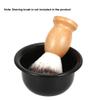 1Pc Men's Plastic Shaving Soap Bowl Reusable Shaving Mug Shaving Cup Smooth Shaving Mug Bowl for Shaving Soap and Cream, Black view 3