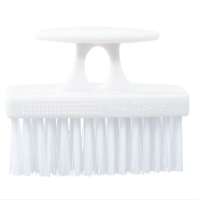 Superio Nail Brush for Cleaning Fingernails, Nail Scrubber Brush, Toe Foot Hands Fingernail Brush Cleaner- Small Scrub Brush- All-Purpose Stiff Cleaning Brush for Home, Kitchen, Work, White