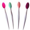 4 Pcs Lip Scrub Brush,Lip Scrubber Exfoliator, Double-Sided Silicone Lip Brush Tool for Men Women Lip Lightening,Lip Exfoliator Scrubber Tool for Dark Lips view 1