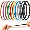 10 Pcs Glitter Non Slip Running Headbands Elastic Girls Sports Velvet Sparkly Fabric Stretchy Shiny Headbands Pack Workout Fashion Hair Accessories for Teen Girl Women Party Favors(0.4 Inches/ 1 cm) view 1
