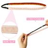 10 Pcs Glitter Non Slip Running Headbands Elastic Girls Sports Velvet Sparkly Fabric Stretchy Shiny Headbands Pack Workout Fashion Hair Accessories for Teen Girl Women Party Favors(0.4 Inches/ 1 cm) view 4