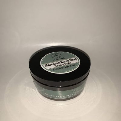 Aimesif Moroccan Black Soap (Lemon Grass) 16oz