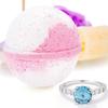 Bauble Bomb's Jewelry Surprise Deluxe X Large 9 oz Bath Bombs Fizzies Made in USA, Cruelty Free! (Spring Bloom, 10) view 1