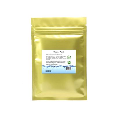 Stearic Acid (Triple Pressed) - Food and Cosmetic Grade - All Natural - Halal (1/2lb) - 8oz