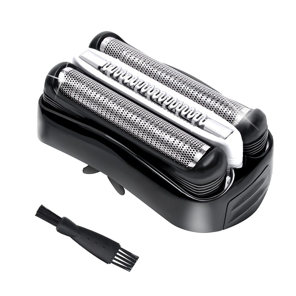 32B Shaver Foil Replacement and Cutter for Compatible with Braun Series 3, Shaver Razor Blade Cassette Head Compatible with Braun 320 330 340 350CC 370cc-4 390cc-4 Models