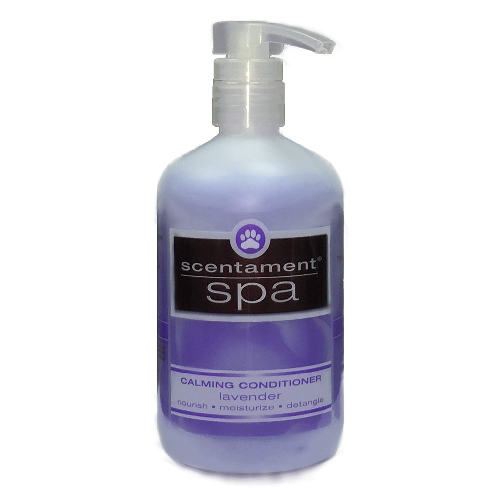 Best Shot Scentament Spa Calming Conditioner, Skin Care Product for a Dog and Cat, Hypoallergenic Puppy Supplies, Lavender Aloe, 16 Ounces