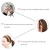 Hairro Braided Hairband Plaited Headband with Synthetic Hair - Elastic Stretch 3 Strands For Women Girls 27g #26/613 Blonde view 4