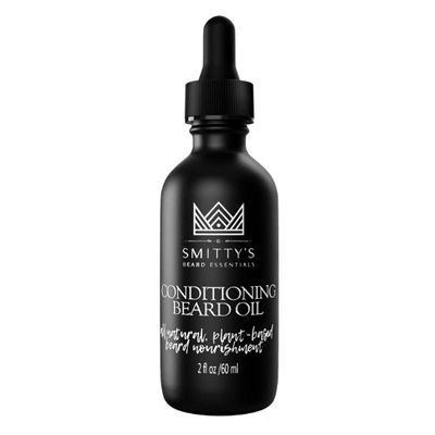 Angie Watts Smittys Conditioning Beard Oil, 2oz - All Natural and Organic Ingredients Softens, Conditions and Promotes Beard Growth Beard Grooming and Mustache Maintenance