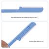 Women's Facial Razor Eyebrow Shaver Razor Brow Shaper Eyebrow Trimmer Dermaplaner Shaping Tool with Cover (Blue) view 3