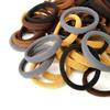 100 Pack Thick Elastics Hair Ties for Women, High Stretch Seamless Cotton Hair Bands, Ponytail Holders Headband, No Crease Damage Hair Scrunchies for Thick Hair (5Multi Colors) view 2