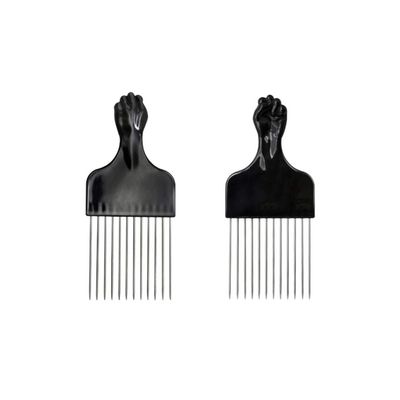 Beaupretty Hair Detangler Comb Wide Teeth 2pcs Men's Styling Comb Professional Hairdressing Tool