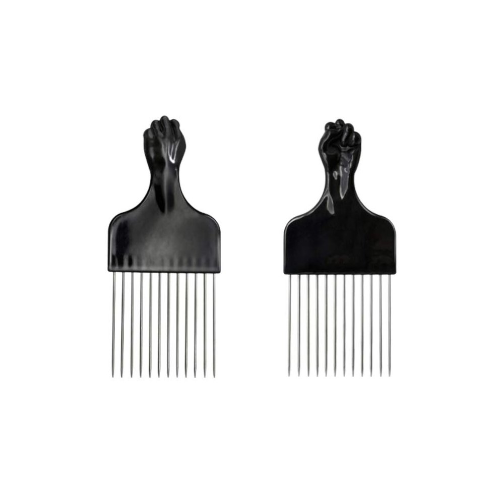 Beaupretty Hair Detangler Comb Wide Teeth 2pcs Men's Styling Comb Professional Hairdressing Tool
