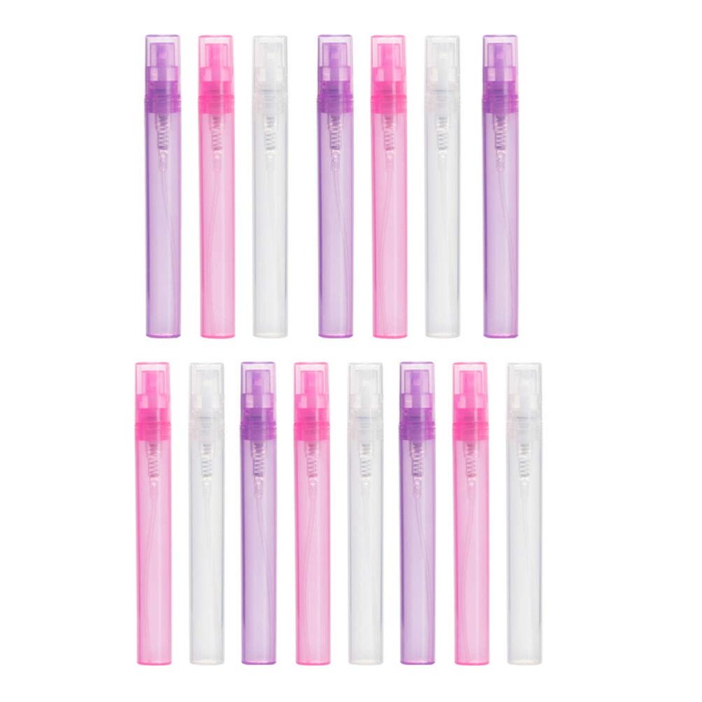 Beaupretty 15pcs Small Perfume Bottle Travel Fragrance Cosmetic Liquid Spray Vial Makeup Sample Containers for Home Outdoors