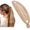 Camila Paris CP2889 French Large Banana Clip Hair Comb, Classic Banana Clips Hair for Thick Hair Ponytail Holder Interlocking Styling Clips for Women Made in France view 1